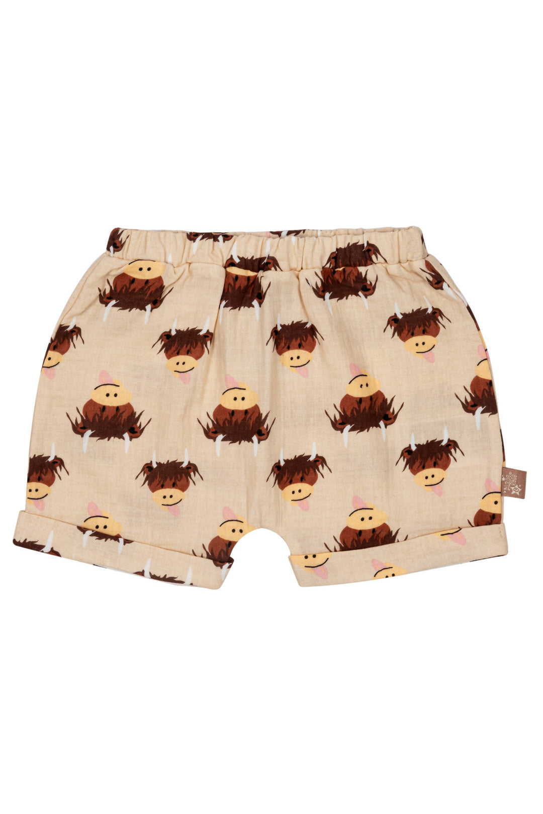 Neutral Highland Cow Summer Collection: 6-12 Months / Romper