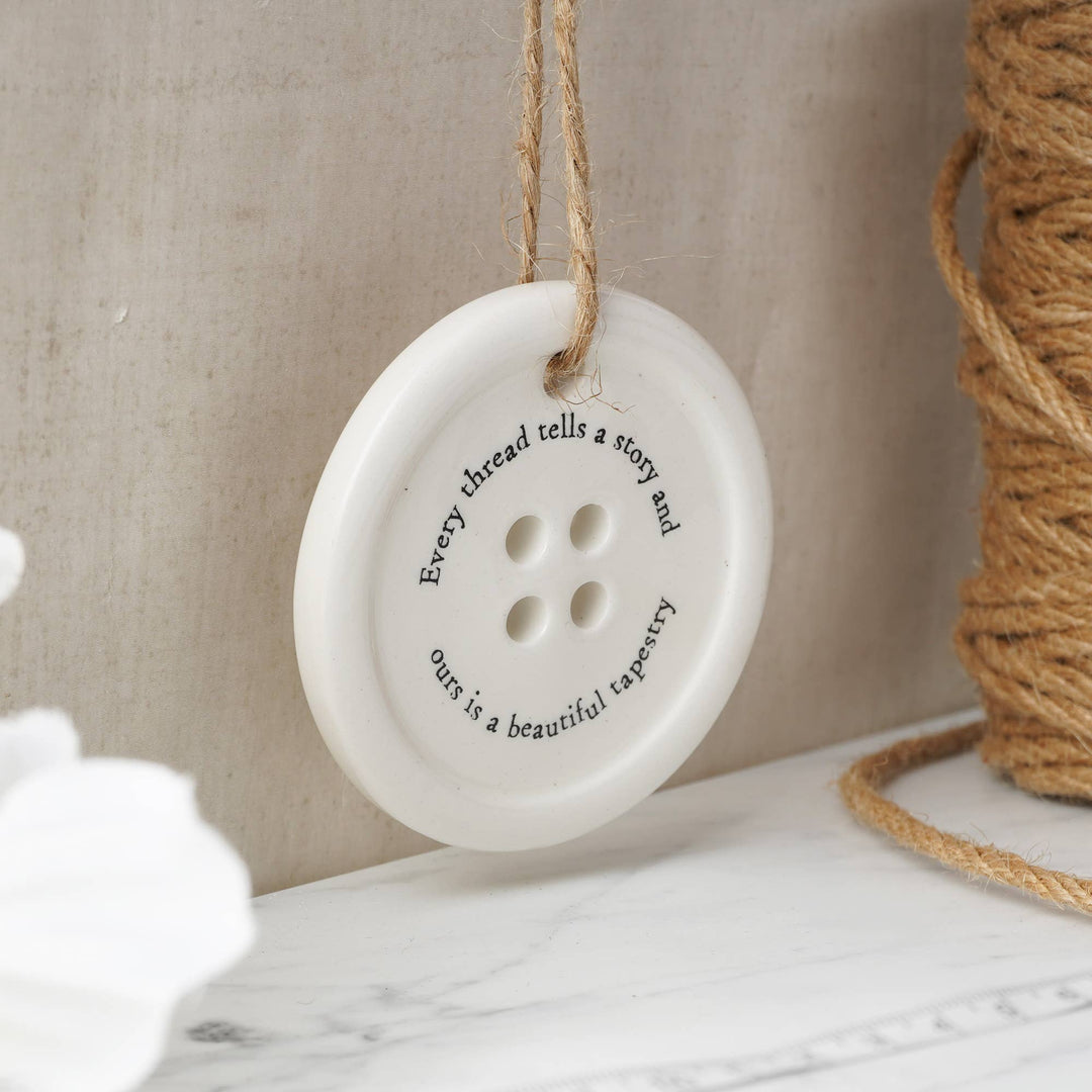 Send With Love 8 Assorted Button Hangers In Dish