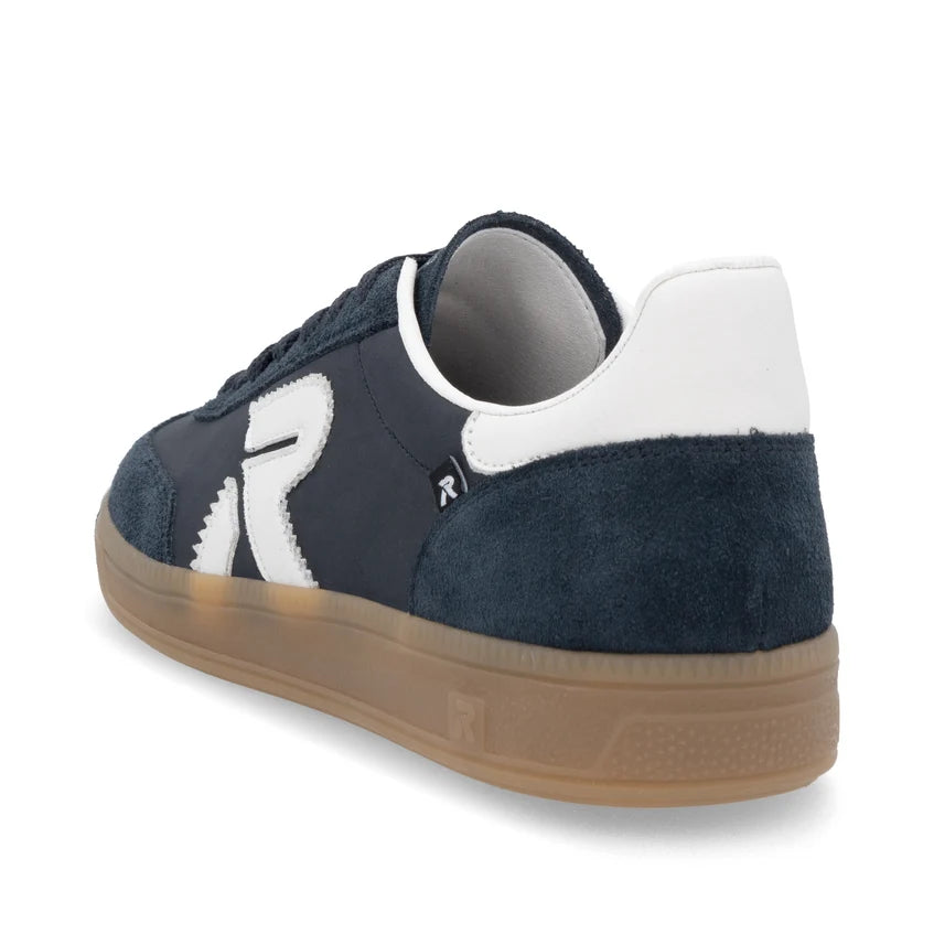 Rieker Sport Men's Blue Leather Trainers U2200-16