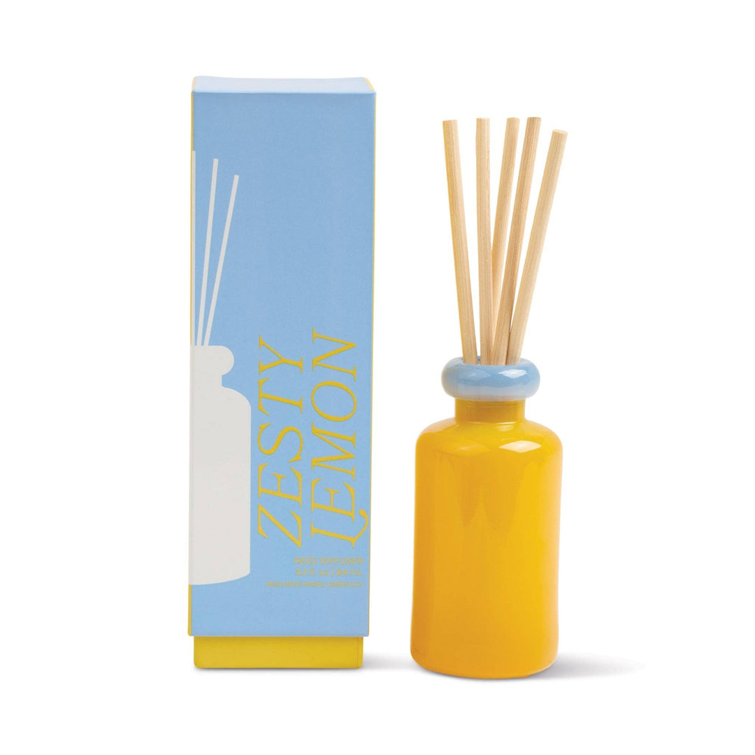 Paddywax Stack Glass Diffuser Yellow - Zesty Lemon