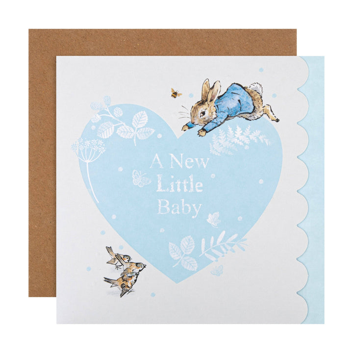 New Baby Boy Card - Beatrix Potter Peter Rabbit™ Design