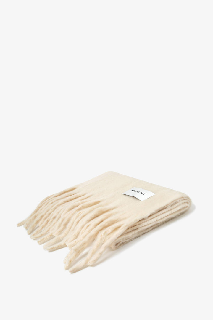 The Reykjavik Scarf - 100% Recycled - Rice White - AW23