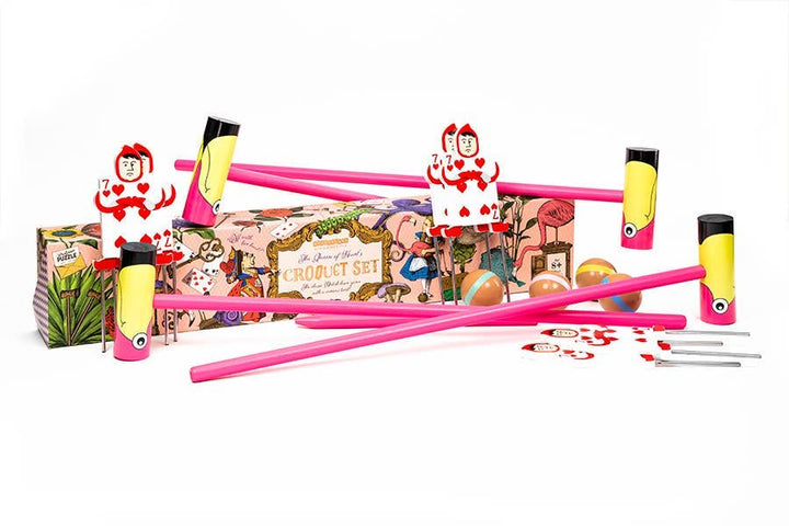 Queen of Hearts' Flamingo Croquet