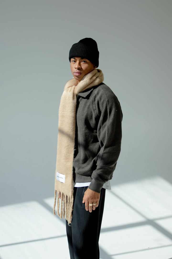 The Reykjavik Scarf - 100% Recycled - Beige - AW23