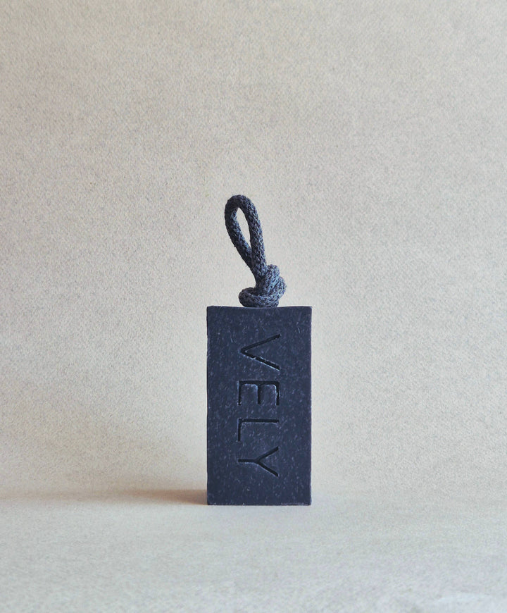Natural Handmade Soap On A Rope “Black Rose"