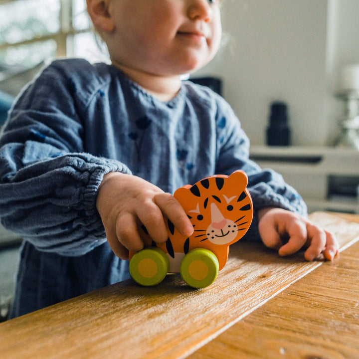 Tiger First Wooden Push Toy