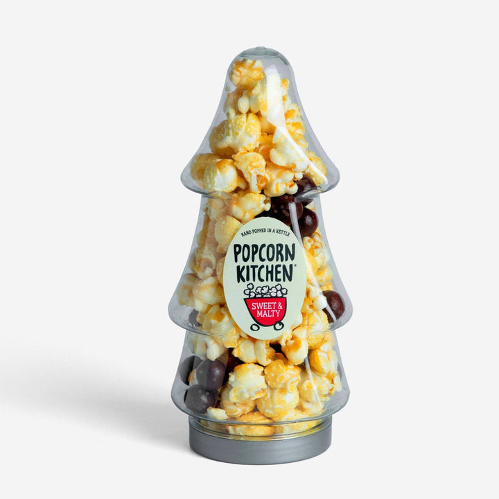 Salted Caramel Popcorn & Malt Balls Xmas Tree 100g x 15