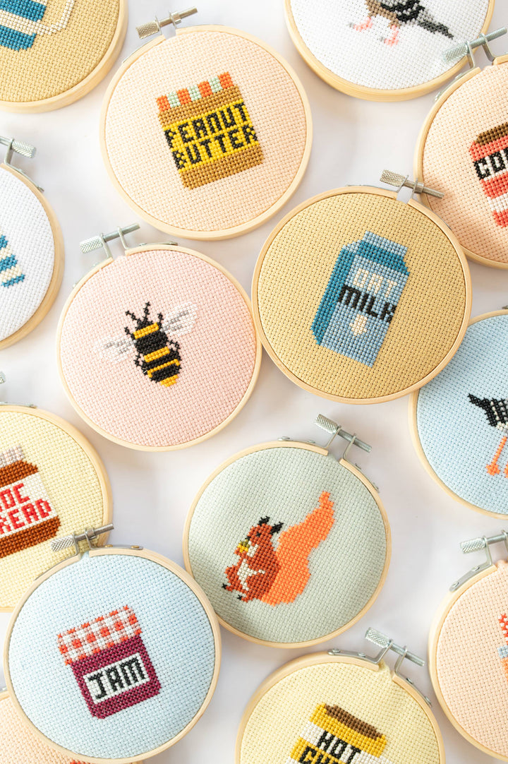 Beginner Bumble Bee Cross Stitch Kit