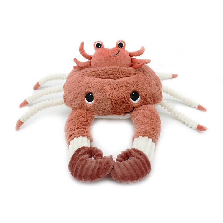 Les Ptipotos Colin The Crab Mum & Baby Terracotta