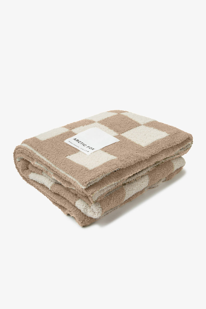 The Teddy Throw - 100% Recycled - Beige - AW23