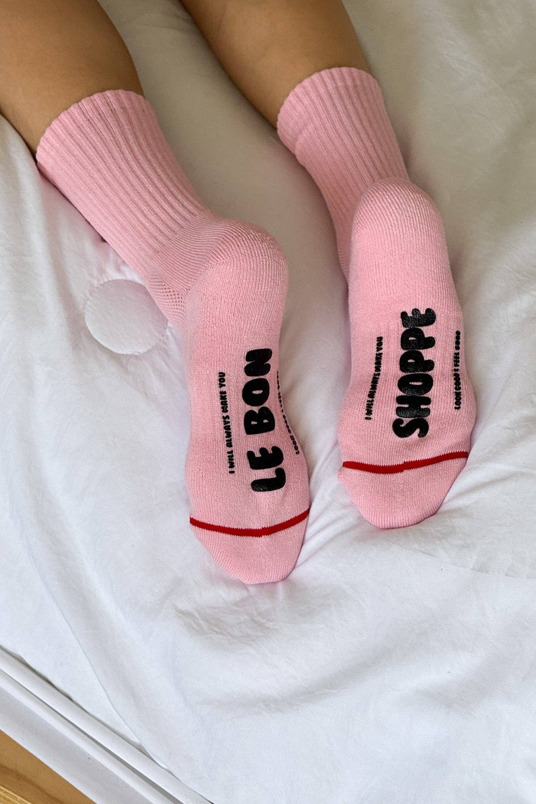 Hugger Socks  (wholesale): PINK / BLACK