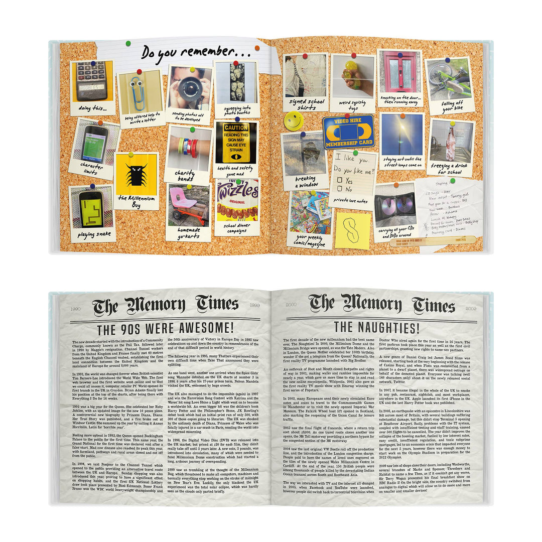 Born In The 90s Gift Book