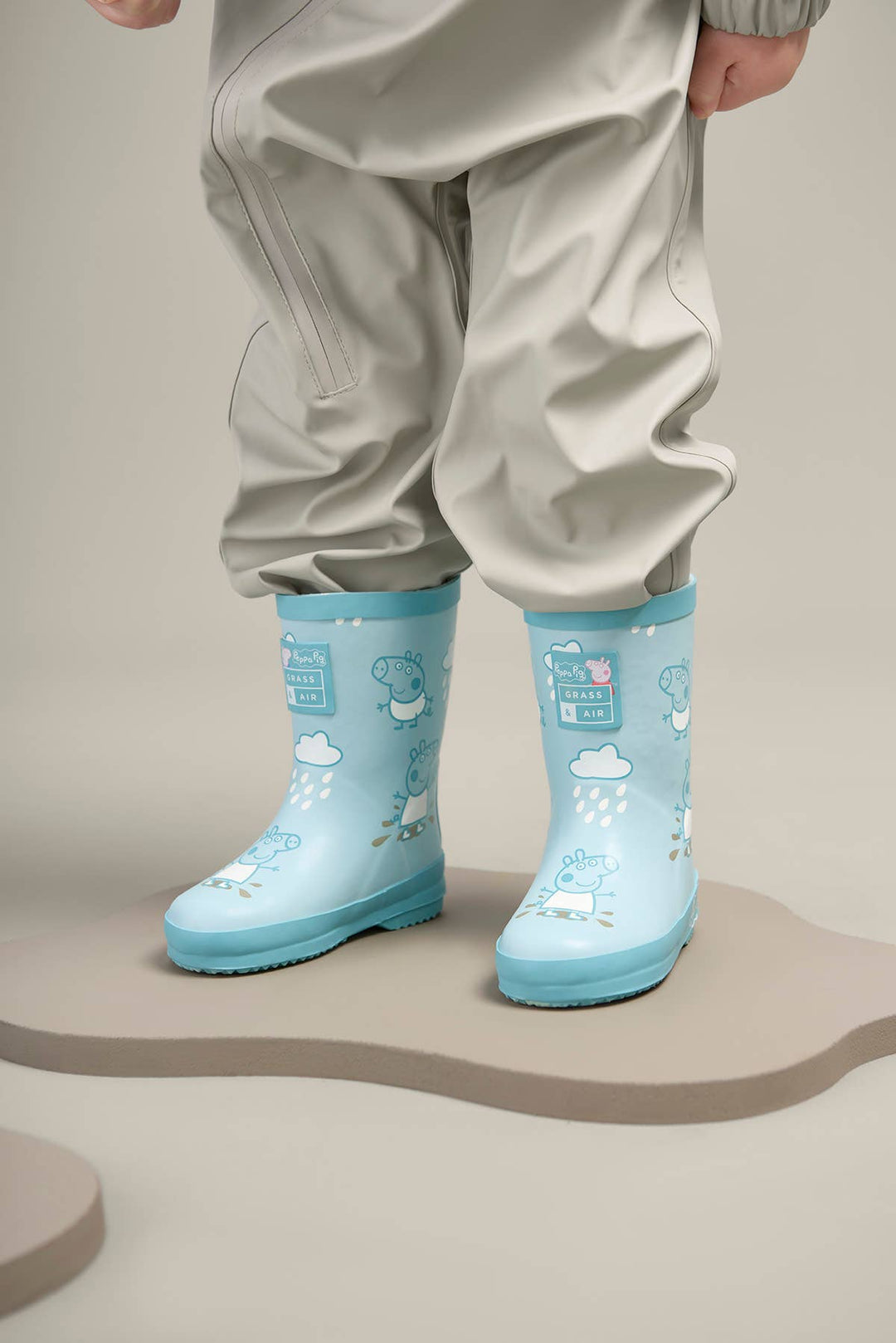 Peppa Pig George Blue Colour-Changing Kids Wellies: UK8