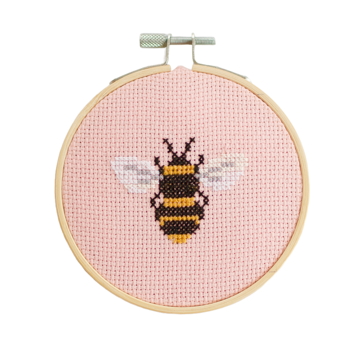 Beginner Bumble Bee Cross Stitch Kit