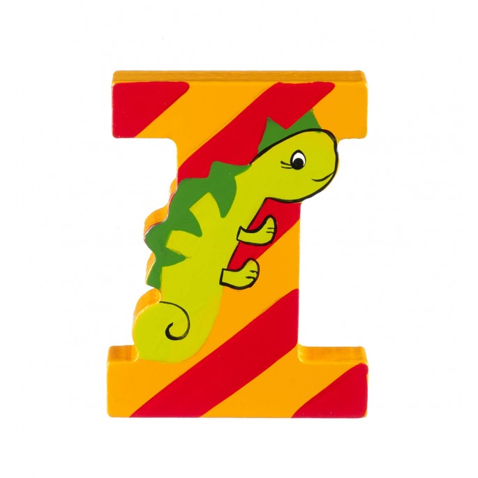 WOODEN PAINTED ALPHABET LETTERS
