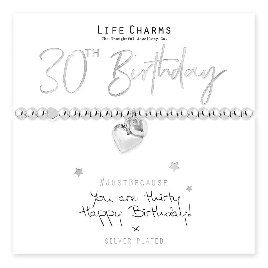 HAPPY 30TH BIRTHDAY BRACELET