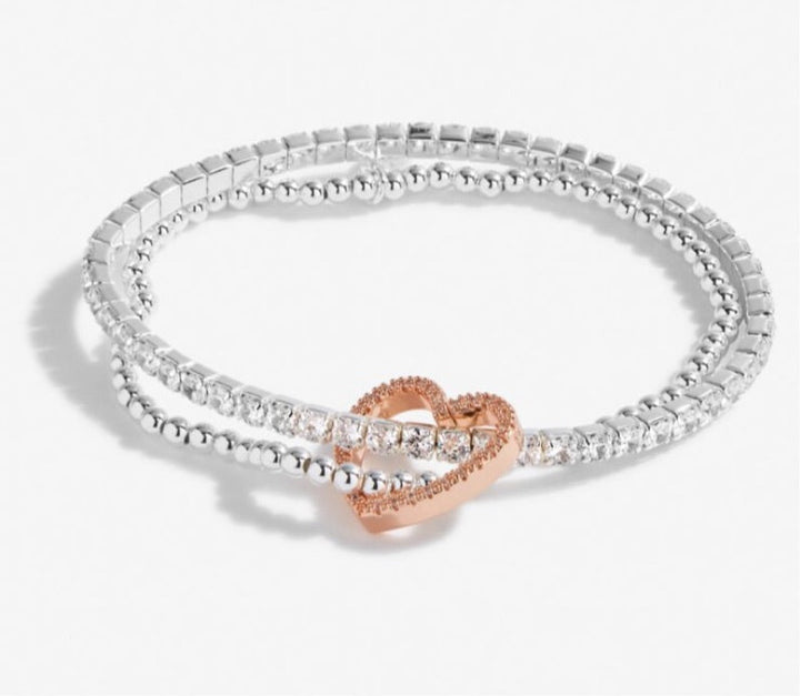 LILA LUSTRE HEART BRACELET