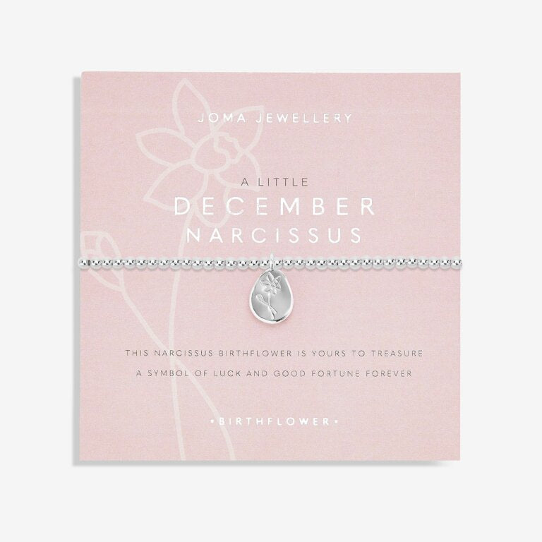 BIRTHFLOWER A LITTLE 'DECEMBER' BRACELET
