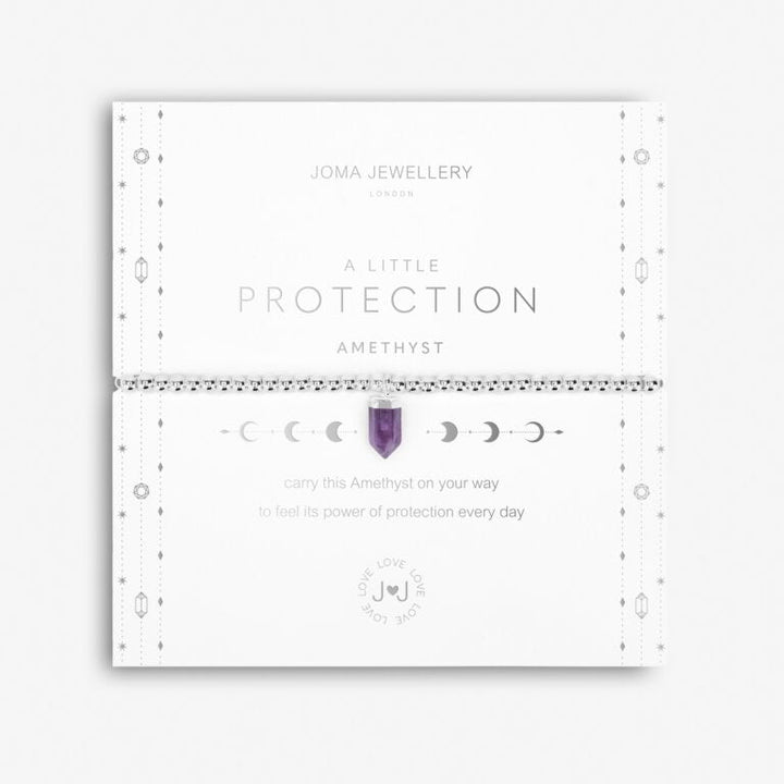 AFFIRMATION CRYSTAL A LITTLE 'PROTECTION' BRACELET