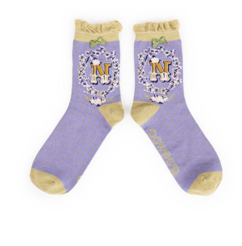 A-Z ANKLE ALPHABET SOCKS