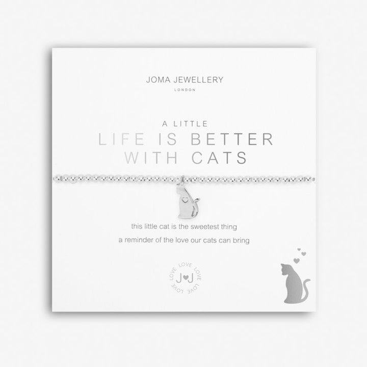 A LITTLE LIFE IS BETTER WITH CATS BRACELET