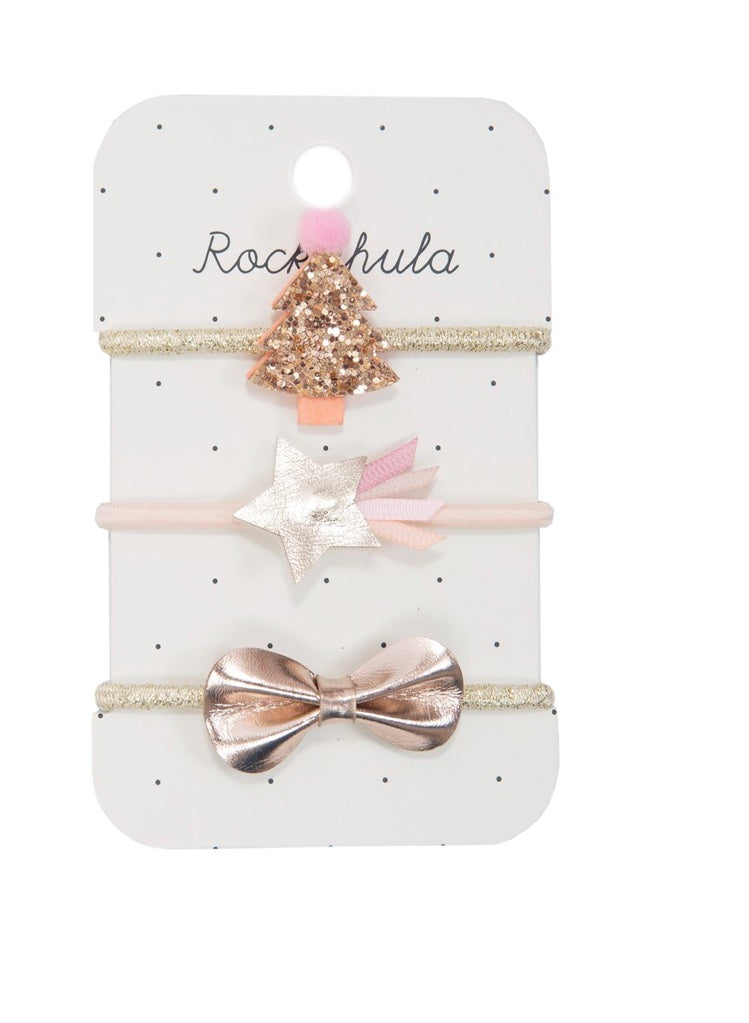 ROSE GOLD CHRISTMAS TREE PONIES