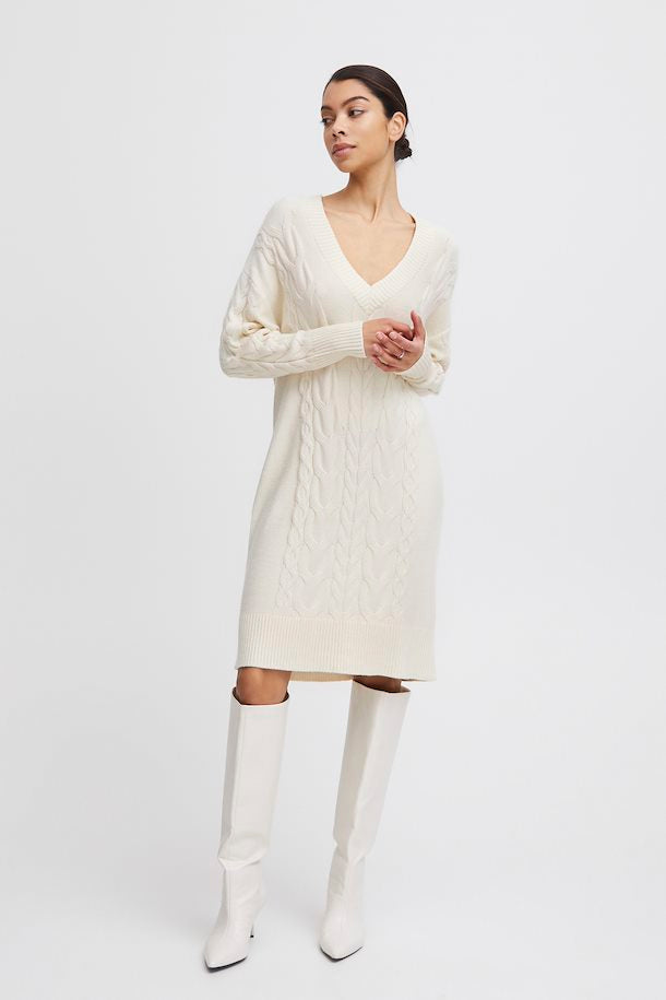 BIRCH MILO CABLE KNIT DRESS