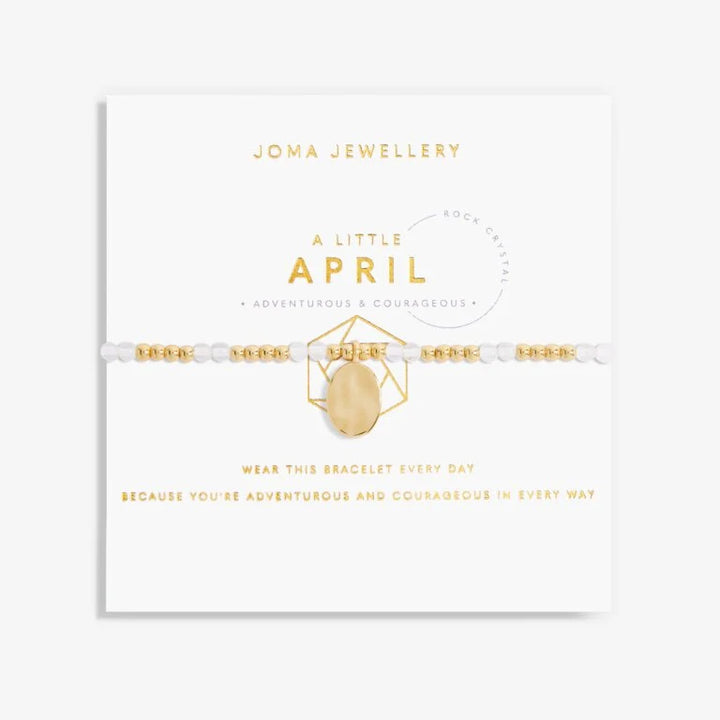 A LITTLE BIRTHSTONE ‘APRIL’ BRACELET