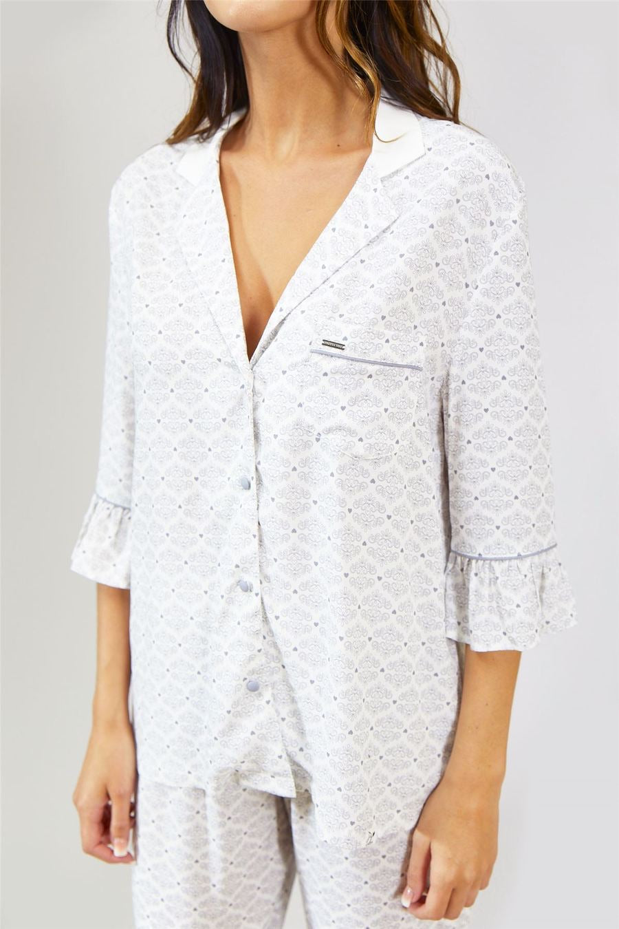 WHITE ROMANCE BLOUSE