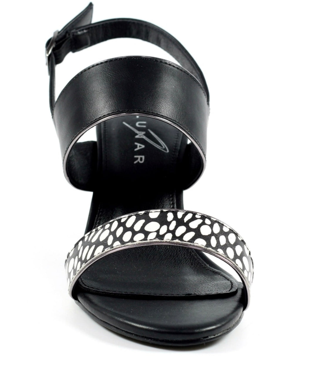 BLACK DARLA HEELED SANDAL
