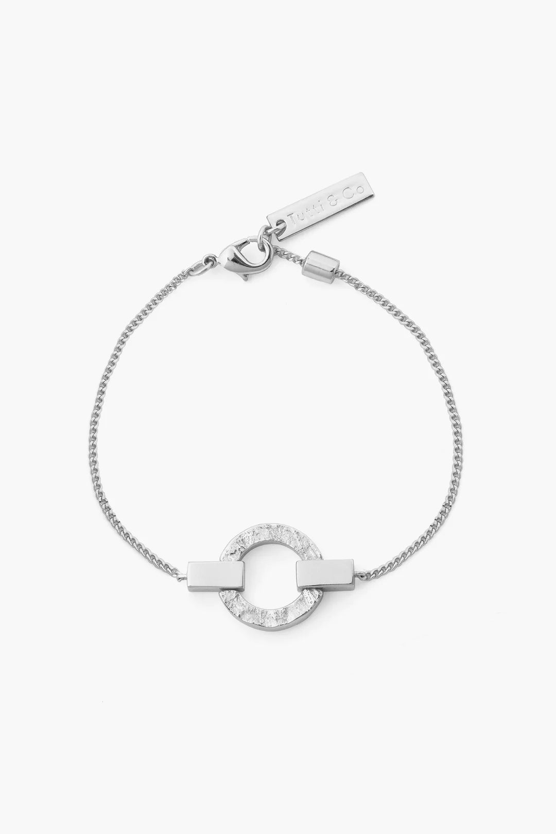 SILVER PALM BRACELET