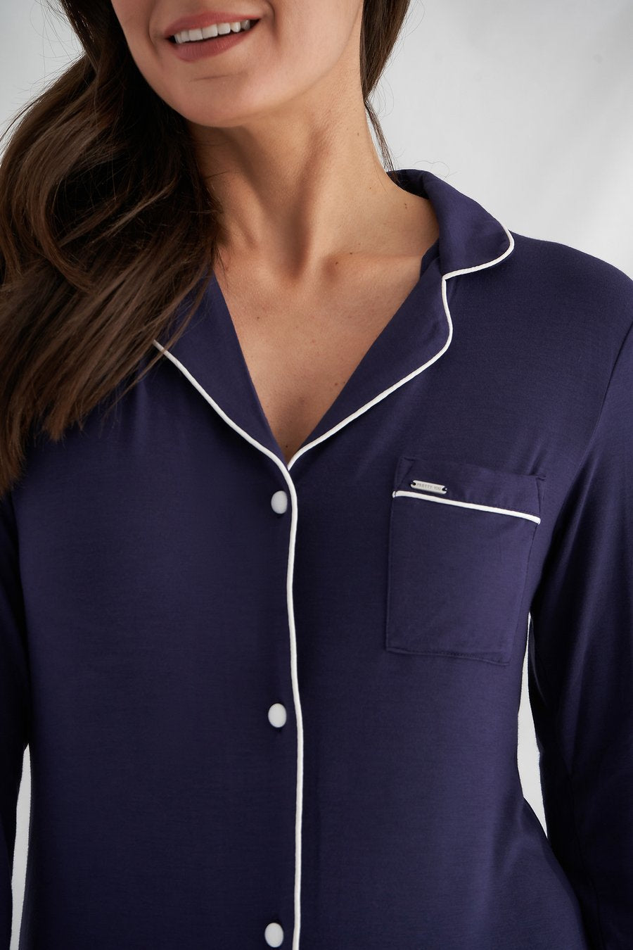 MIDNIGHT BAMBOO NIGHTSHIRT