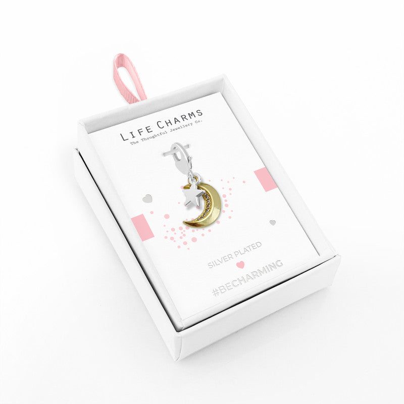 MOON & STAR CHARM