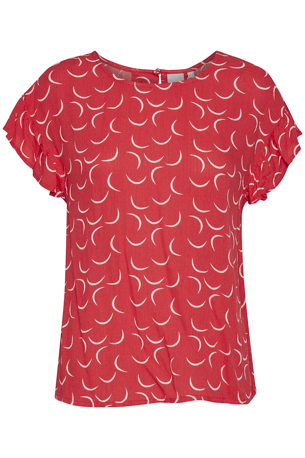 BITTERSWEET RED MARRAKECH PRINT TOP
