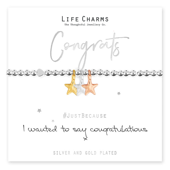 I WANTED TO SAY CONGRATULATIONS BRACELET