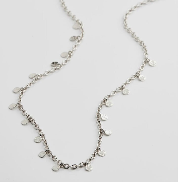 PANNA COIN NECKLACE SILVER