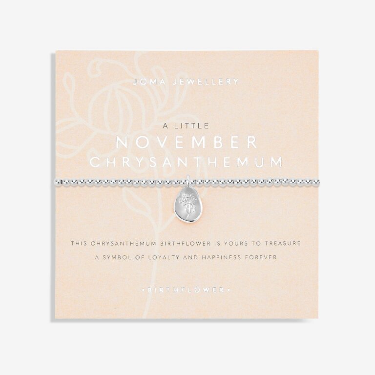 BIRTHFLOWER A LITTLE 'NOVEMBER' BRACELET