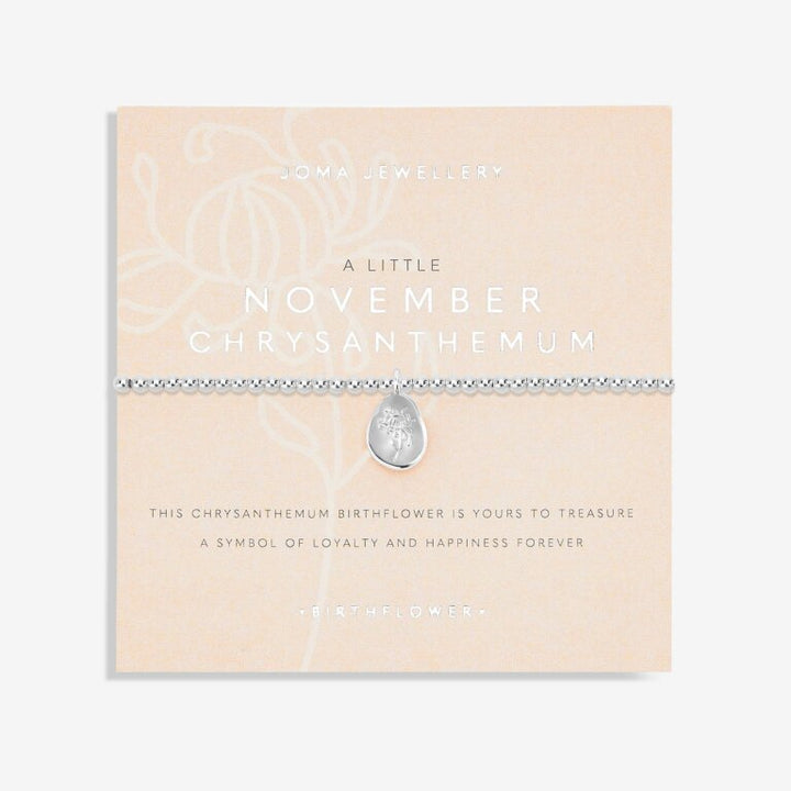 BIRTHFLOWER A LITTLE 'NOVEMBER' BRACELET