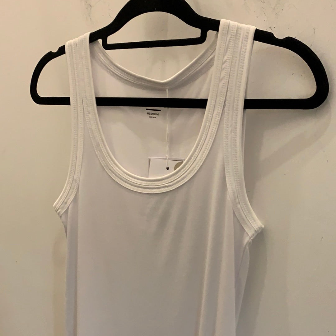 ZOLA WHITE VEST TOP