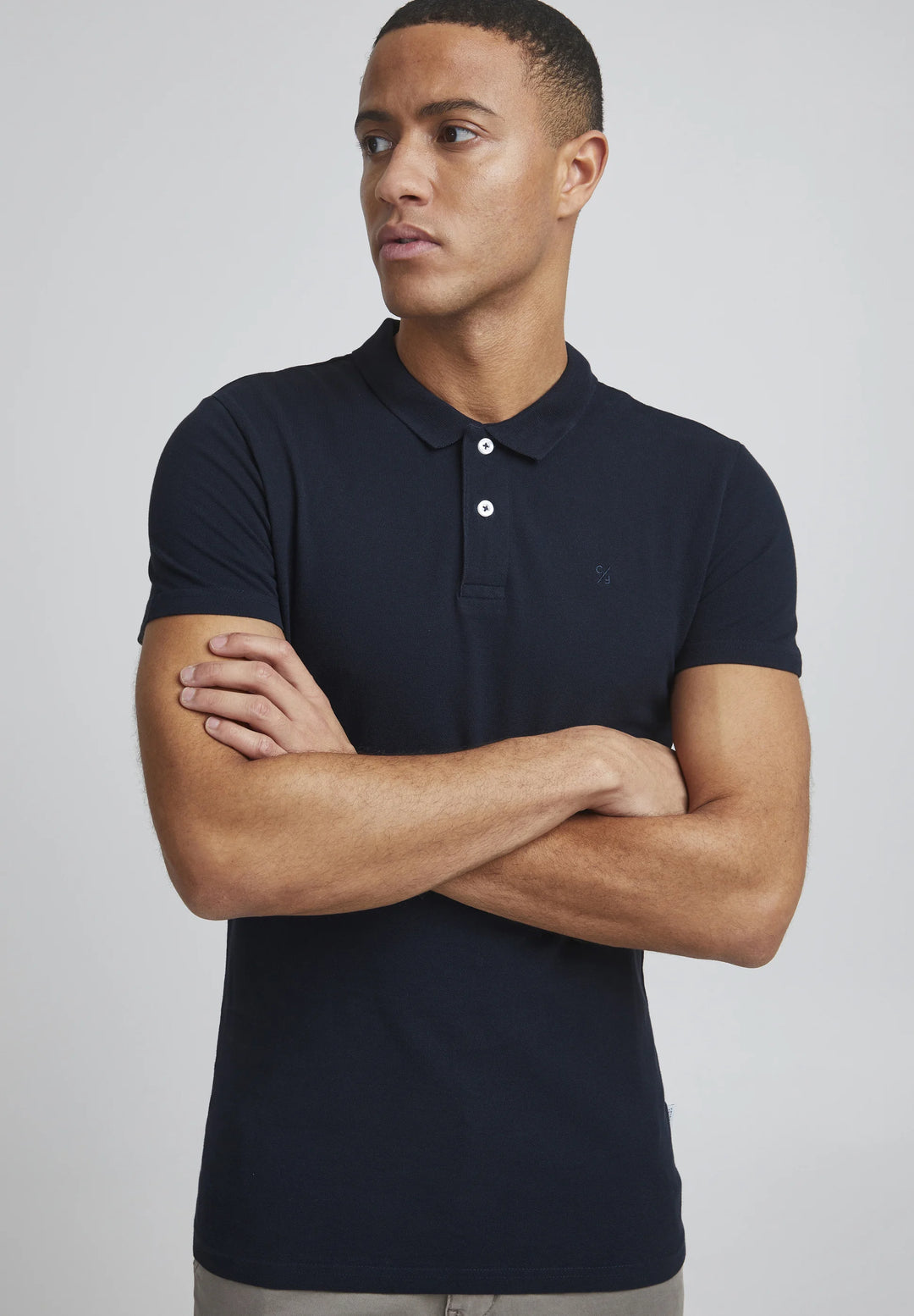 NAVY THEIS POLO SHIRT