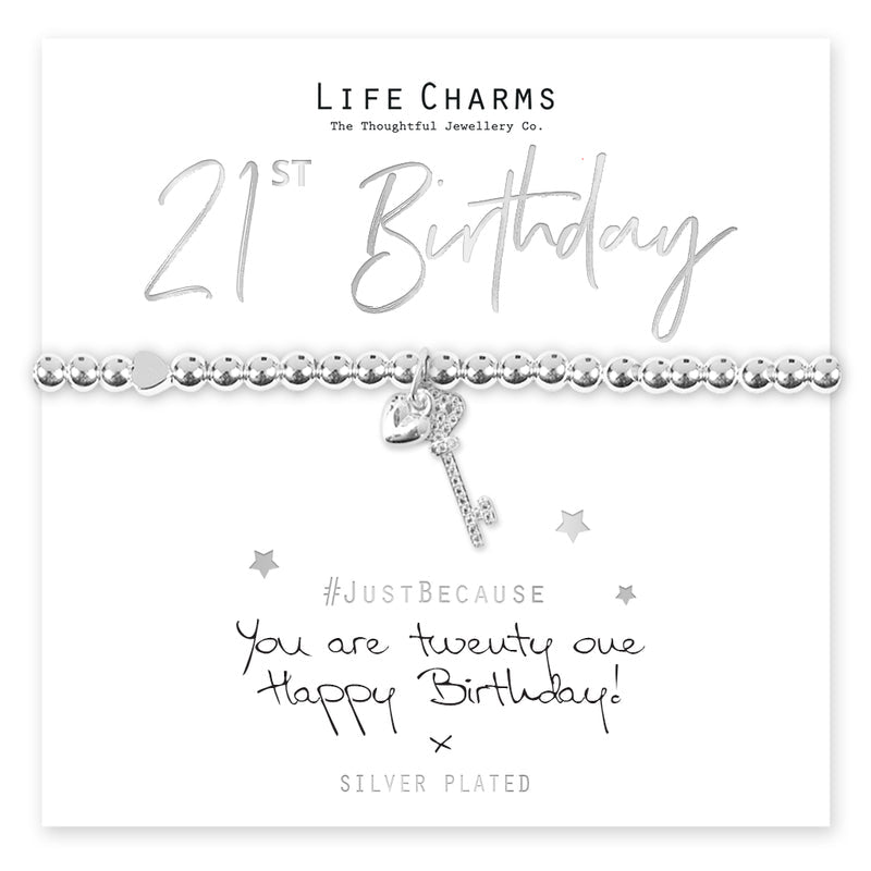 YOU ARE 21 KEY BRACELET