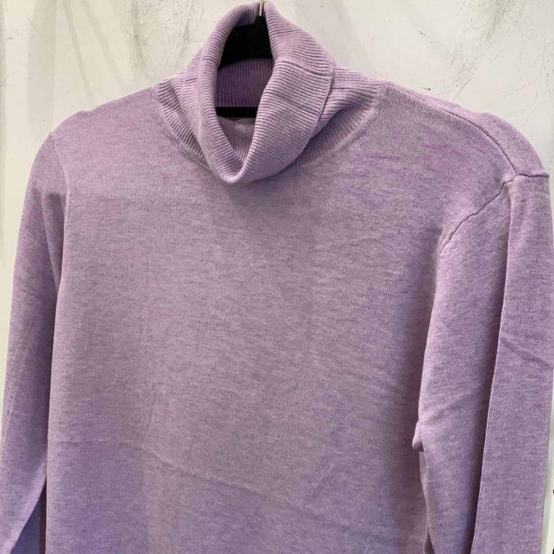 PURPLE ROSE MELANGE PIMBA ROLLNECK JUMPER