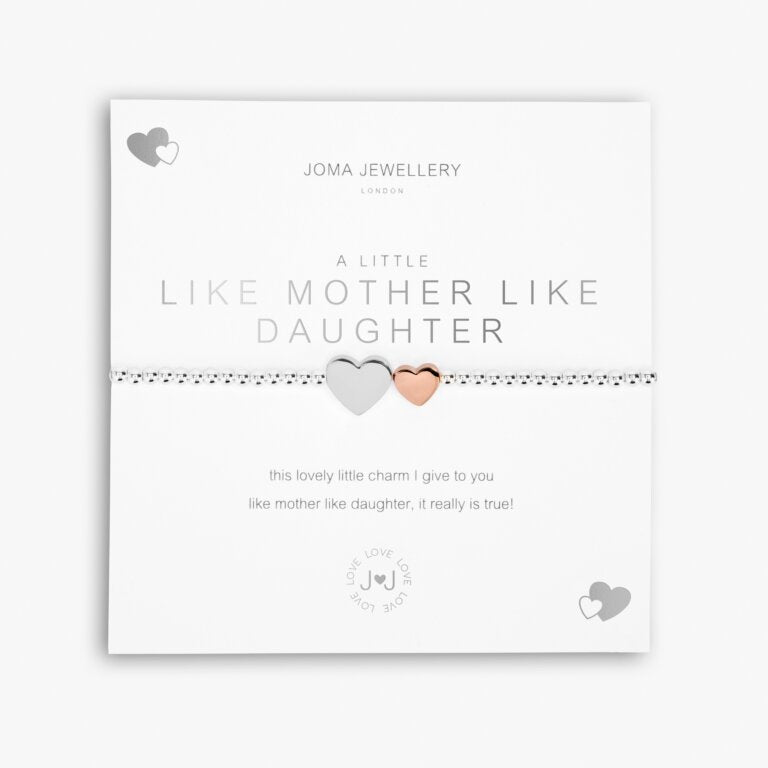 A LITTLE 'LIKE MOTHER LIKE DAUGHTER' BRACELET