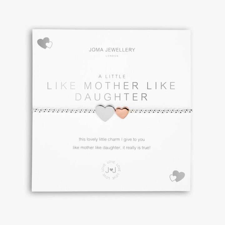 A LITTLE 'LIKE MOTHER LIKE DAUGHTER' BRACELET