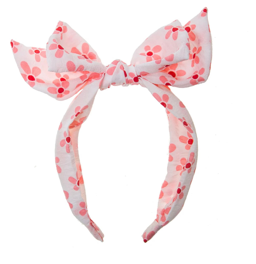 FLOWER DAZE BOW HEADBAND