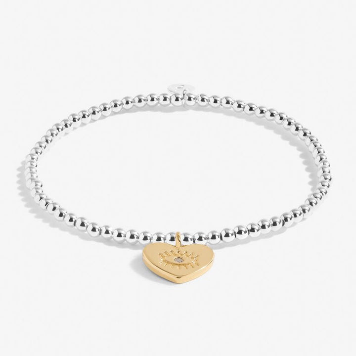A LITTLE 'LOVE, PEACE AND YOGA' BRACELET