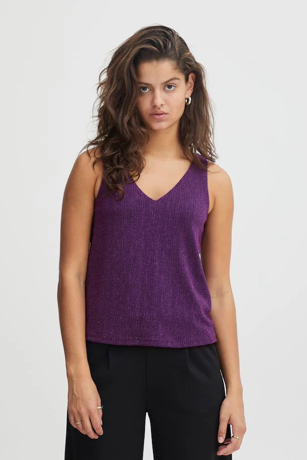 NELLY VIOLET INDIGO TOP