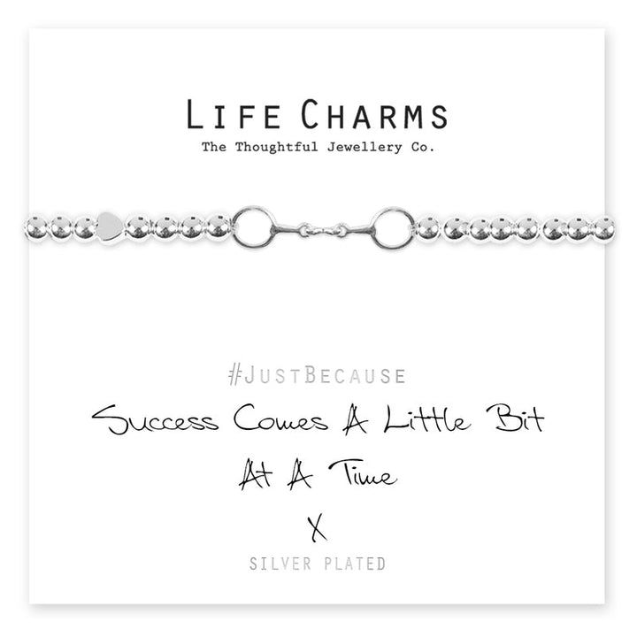 SUCCESS COMES A LITTLE BIT AT A TIME BRACELET