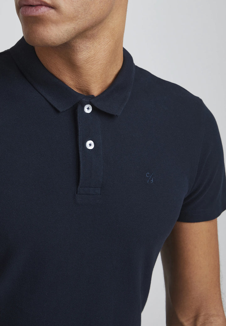 NAVY THEIS POLO SHIRT