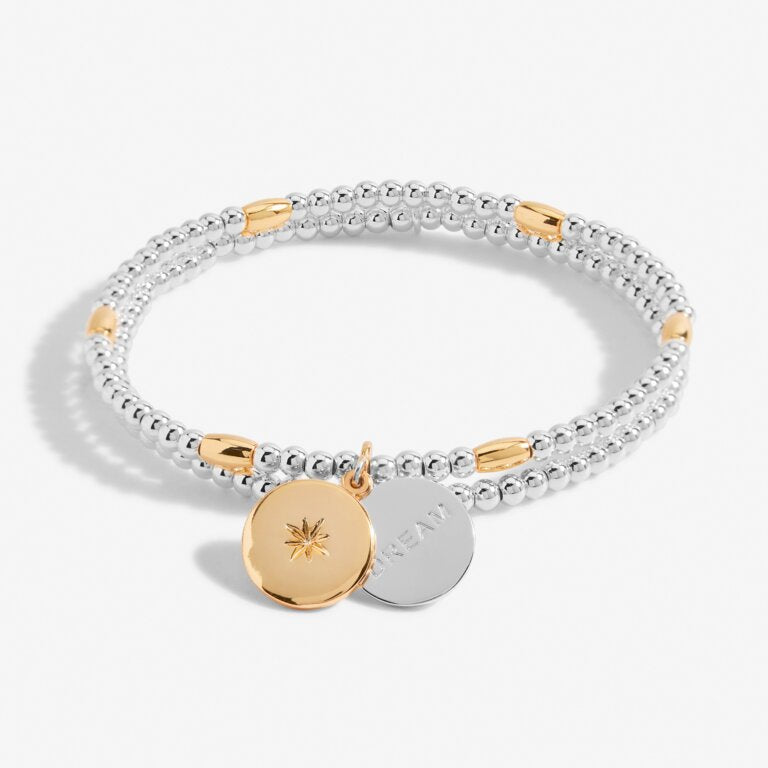 LILA CIRCLE SILVER & GOLD BRACELET